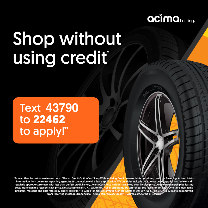 Acima Leasing Available